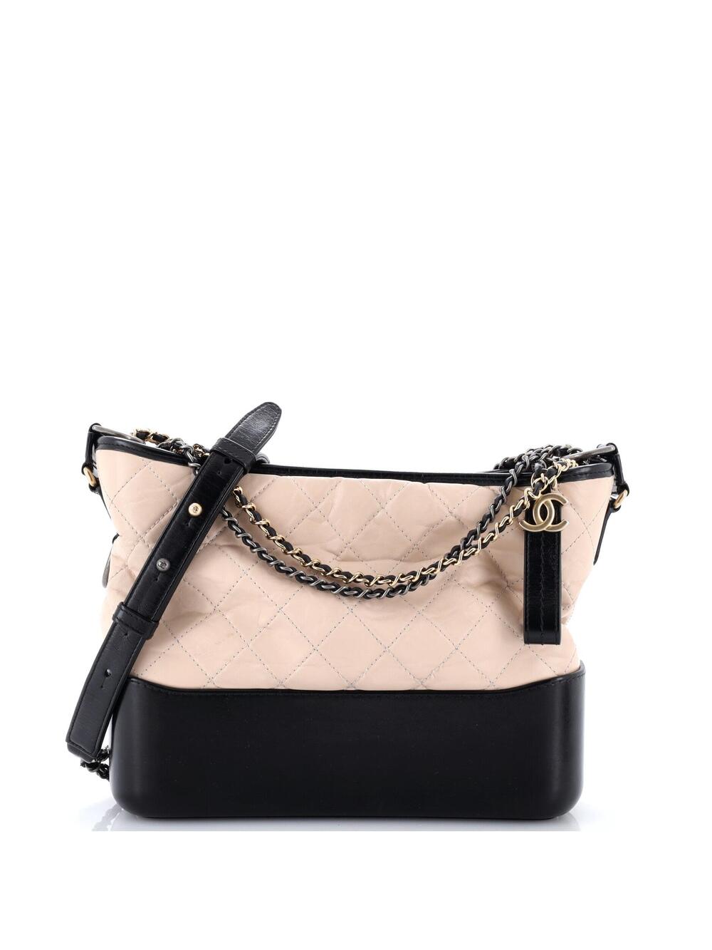 Chanel Gabrielle Hobo Quilted Aged #337409C29B